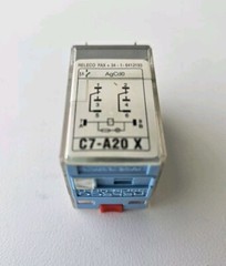 Lot Of 2 Releco C7-A20X Relay DPDT, 24VDC Coil, 10A, 250V Switching, 8 Pins