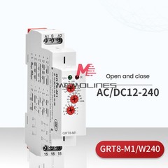 AC/DC12V-240V A220V 16A On Delay Off Delay Timer Relay Time Delay Relay Din Rail