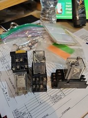 OMRON MY3 Relay 240 VAC 110/120 VAC Coil With Base Lot Od 3 Pcs 01414
