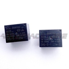 10Pcs SANYOU SRD-S-112DM-F Power Relay 4Pins 15A 125VAC~
