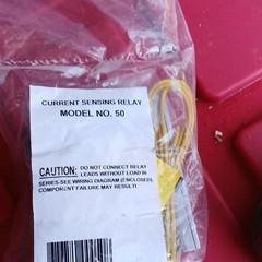 Aprilaire Model No. 50 Current Sensing Relay 24VAC 12W Humidifier Part