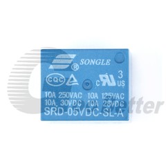 Mini Songle Relay SPDT SRD-03V 05V 09V 12V 24V 48VDC-SL-A -SL-C 4-Pin 5-Pins PCB