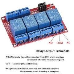 12V 2 Channel Relay Module Optocoupler Isolation High Low Level Trigger 250V