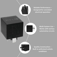 RY116 Relay – Vehicle-Specific Replacement PartColor: 1 PC