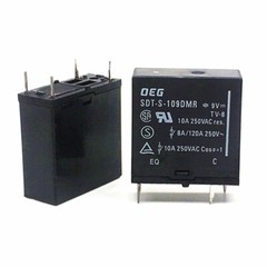 2PCS TYCO SDT-S-109DMR 9VDC Power Relay 4Pins