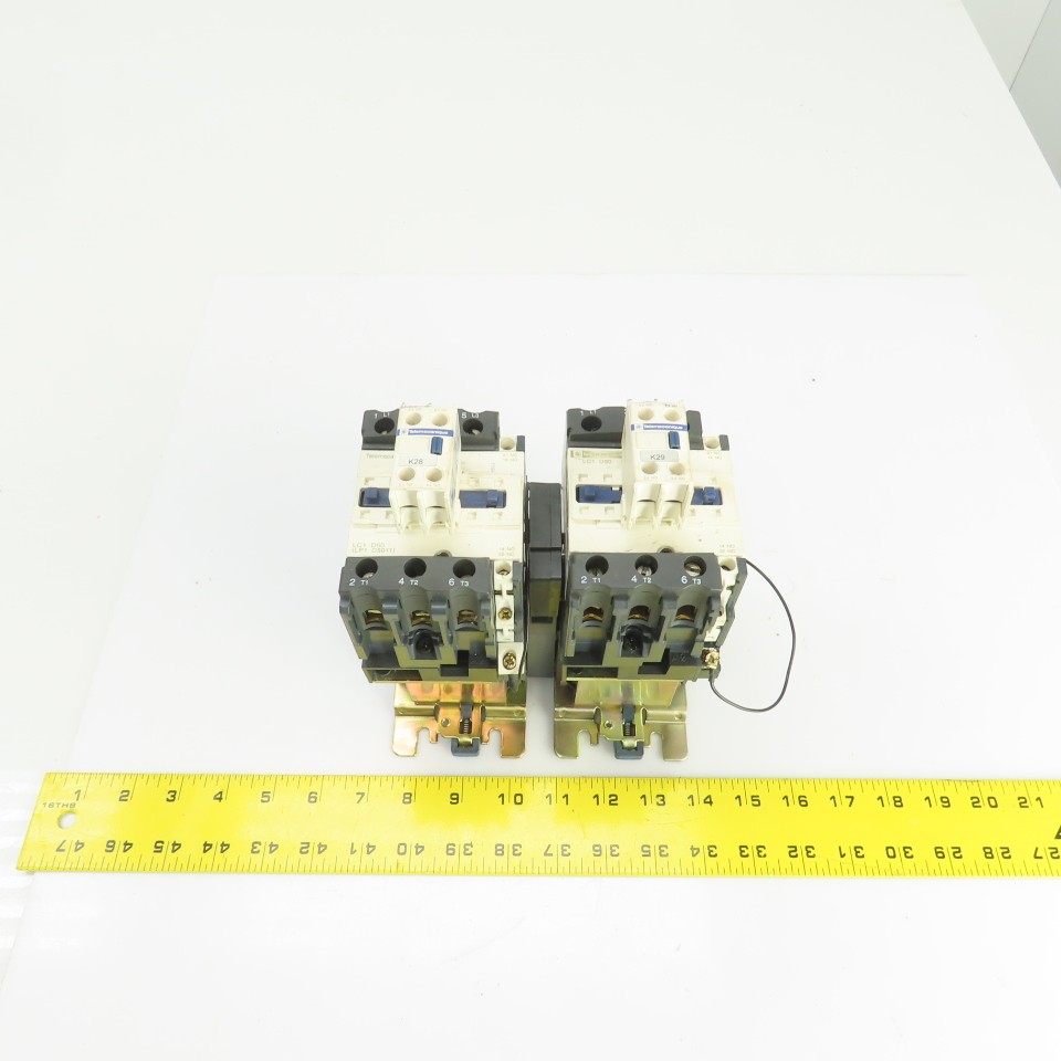 Telemecanique LC1 D50 600V Reversing Contactor 24V Coil