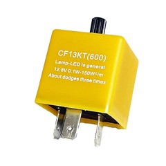 3-Pin CF13 JL-02 EP34 Speed Adjustable Strobe Electronic LED Flasher Relay For