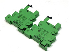 Phoenix Contact PLC-BSC-24DC/21-21 Relay Base 2CO 6A 250V 24VDC 2961192 LOT OF 2