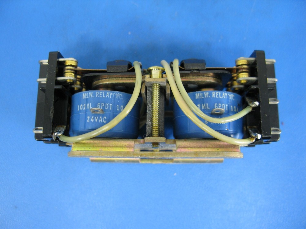 Milwaukee Relays 102ML-6PDT-24VAC 20031-82 10A 24VAC 6PDT Relay