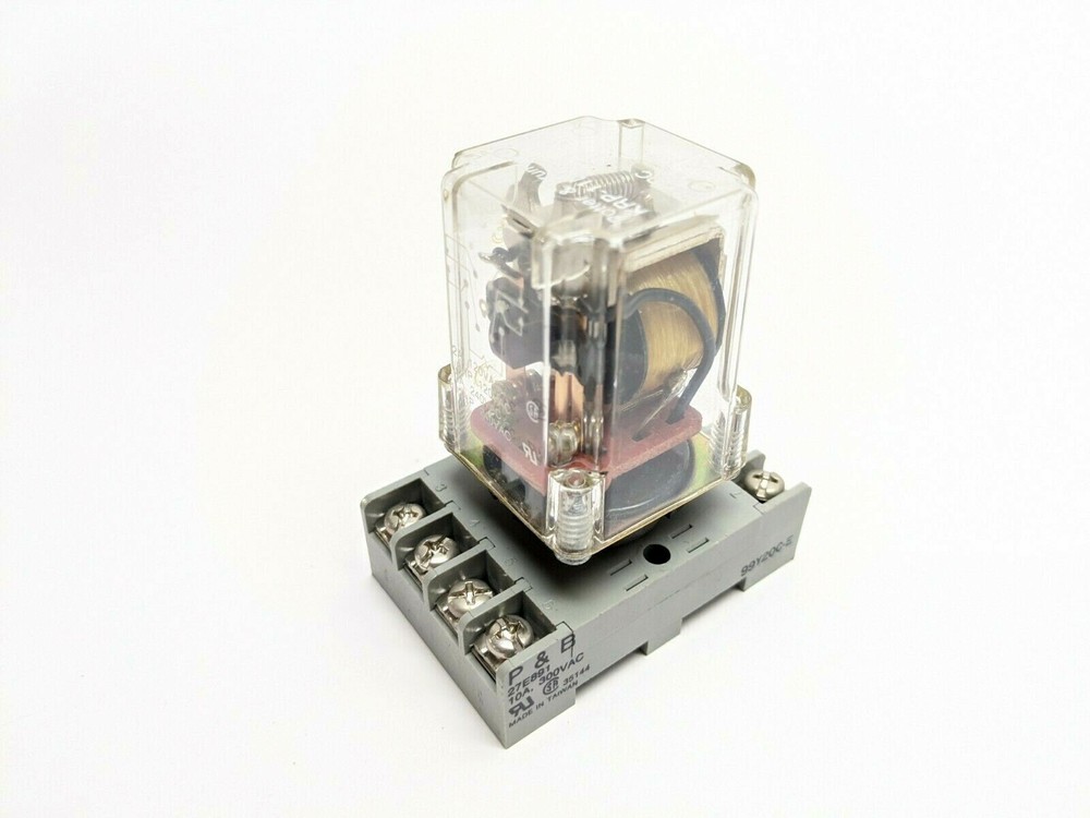 Potter & Brumfield KRP-11DG-24 Relay w/ 27E891 Relay Socket