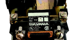 NEW SYLVANIA 5U3-76 PM A.C. RELAY 120V 60HERTZ 5U376