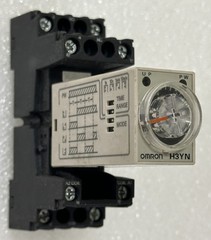 OMRON H3YN-2 DC24 INDONESIA TIMER RELAY 0.1S-10MIN DPDT 24VDC RELPOL GZT2 SOCKET