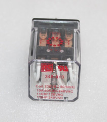 RS COMPONENTS 348-813 NON-LATCHING POWER RELAY 10A COIL 230VAC 50/60HZ 3PCO