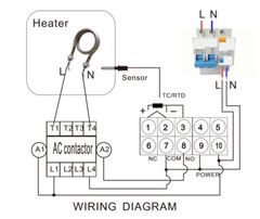 Digital Thermostat Powered Temperature Controller K J PT100 Type 0-600 Degree