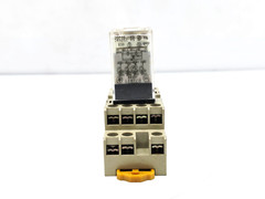 OMRON MY4N-D2 Power Relay with base LOT OF 3