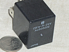 1 NEW CB1A-R-24V 24 V 24V DC COIL AUTO AUTOMOTIVE POWER RELAY 20A SPST CONTACTS