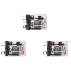 2X(3X JQX-13FL AC 110V Coil DPDT 8-Pin 8P Electromagnetic Relay P4Q4)5743