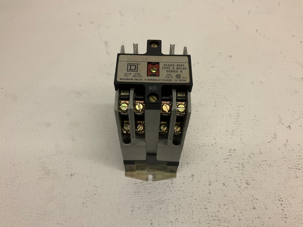 Square D 8501 X060 110/120 VAC Relay Type X 8501 X0-60 KB 8501X060 8501 (TSC)