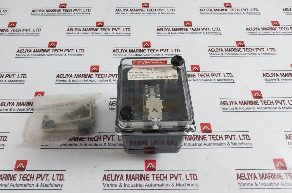 Alstom VAA11YF8402ECH Voltage Protection Auxiliary Relay 110/250V DC Type VAA
