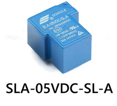 2pcs T90 Coil Relay 5VDC 30A 250VAC 30VDC 5 Pin SLA-05VDC-SL-A (5V Coil)