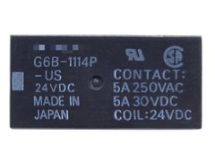 G6B-1114P-US 24VDC General Purpose Relay 5A 4 Pins (Pack of 5)