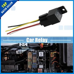 Universal DC 48V 40A SPST Relay 5 Pin 4 Wires w/ Harness Socket Plug Pack of 1