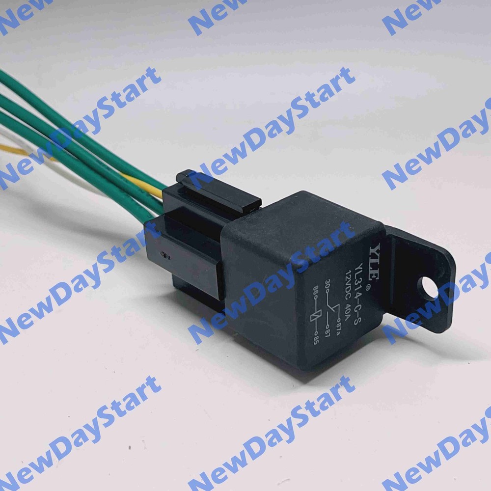 1PC 30A/40A With Copper Wire Socket YL314-12V-C-S Relay , 5-PIN 12VDC