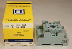 SQUARE D CLASS 8501 TYPE NR52 RELAY SOCKET