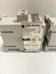 ALLEN BRADLEY 700-CF220E SERIES A CONTACTOR 20A 600V *60 DAY WARRANTY