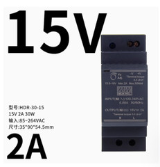1PC NEW MEAN WELL Rail type Power supply HDR-30-5/12/15/24/48V 100-240VAC #LL
