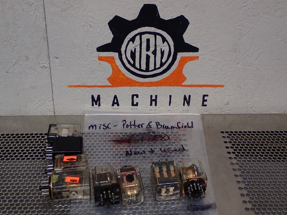 Potter & Brumfield MDP-1004, KUP-11D11-24, KRP11DG & More (Lot of 8 Misc Relays)