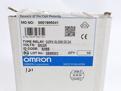 OMRON G2RV-SL500 Universal Relay 110VAC w/ G2RV-1-S 48V DC 10 Pcs
