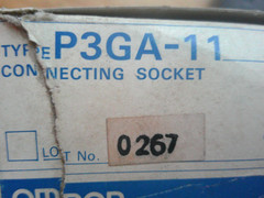 (1) NEW – OMRON P3GA-11 – 11 Pin Relay Socket