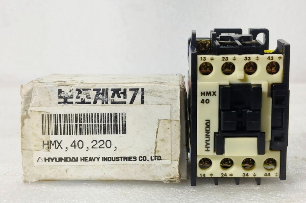 NEW🆕 HYUNDAI HMX 40 CONTROL RELAY | 220V COIL | 4NO CONTACTS FREE SHIPPING