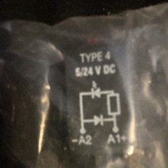 CAT 1013976 Solar Certified 24V DC General Purpose Relay/Diode Module 2-Pin
