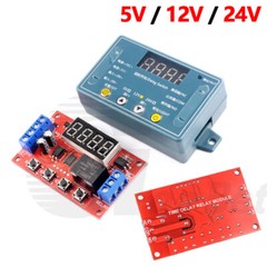 DC 5V 12V 24V Multi Function Delay Relay Trigger Cycle Delay Switch Timer Module
