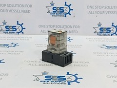 Finder Type 60.12 Relay 110VAC~ With Socket 10A – 250V~