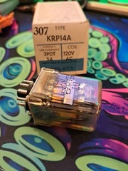 NOS With Box Potter & Brumfield KRP14A 115V AC 11-Pin Ice Cube Relay