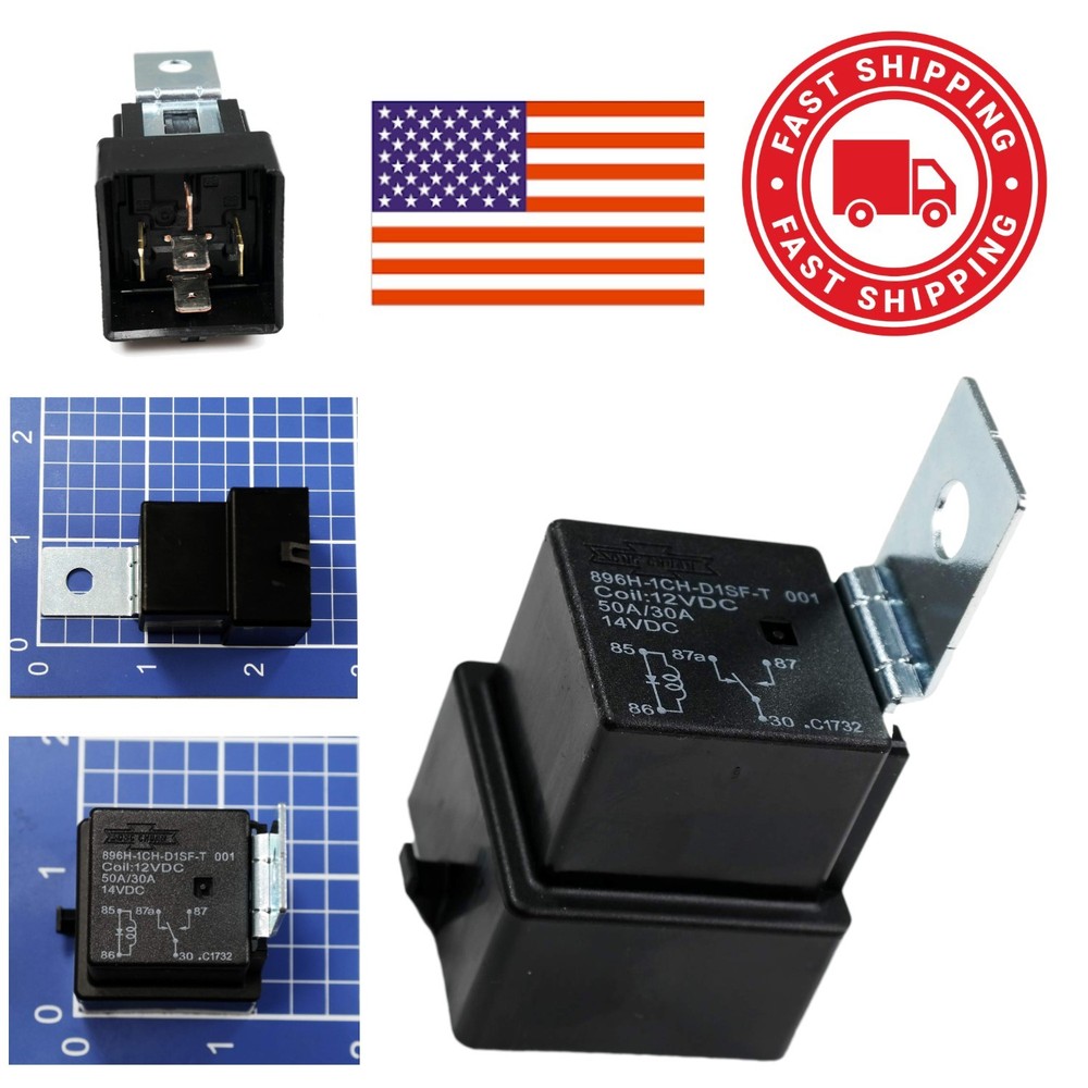 Efficient 12VDC Relay 50A SPDT Design with 10000000 Operations Life Expectancy