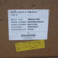 GEC Alsthom Auxiliary relay MVAA16B1AA0761A MVAA 4MVAA16-4N01