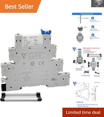 Compact 24V DC/AC Electromagnetic Relay with Long Mechanical Life, 6A Capacity