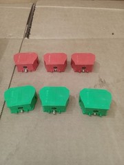 AutomationDirect 750R-2C-24A Relay w/ ECX-1040 &1030 Contact Block Lot of 6
