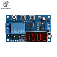 DC12V LED Display Digital Delay Timer Control Switch Relay Module/PLC Automation