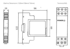 Signal Isolation Converter 1 In 2 Out DC24V 4-20mA 0-10V High Quality GLC
