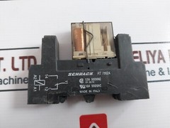 Schrack RT 78624 / RP 418024 Power Relay With Plug-in Socket 10/20A 300Vac