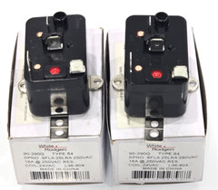 WHITE-RODGERS/STEVECO 90-290Q RBM, TYPE 84 RELAY LOT OF 2