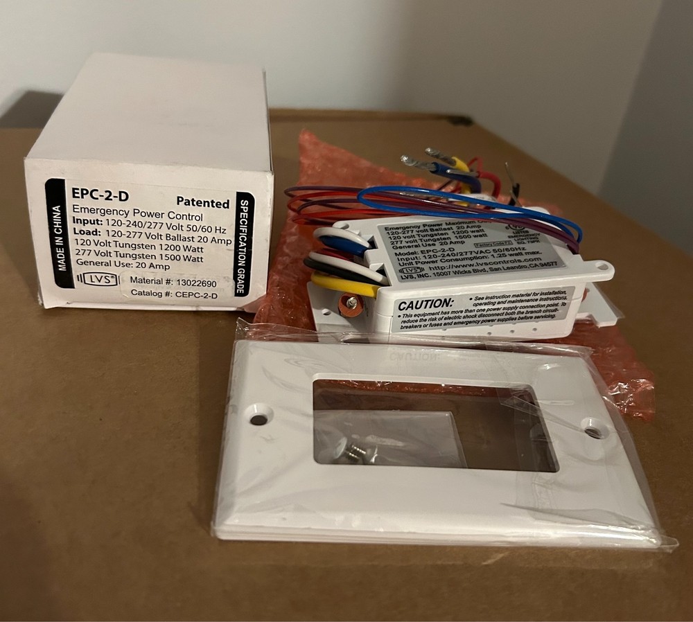 LVS Controls Emergency Power Control EPC-2-D