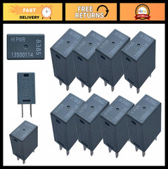 8 Pack 4-Pin SPST 12V 35A Multi-Purpose Relay for A/C, Fuel Pump, Horn, Ignition