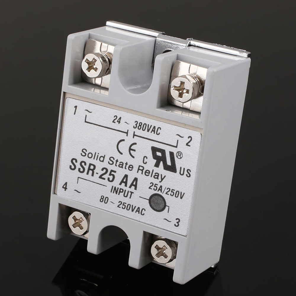 SSR-25AA AC-AC Soild State Relay 25A 80-250VAC 24-380VAC GSE