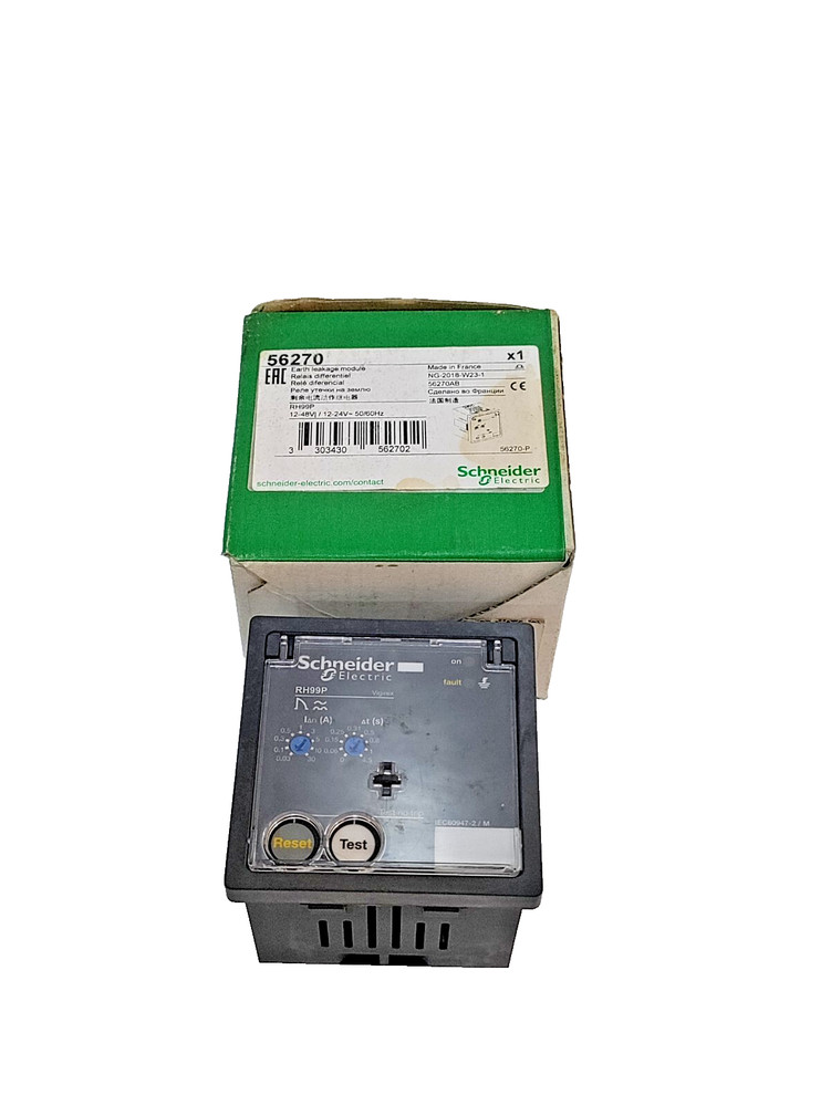 NEW SCHNEIDER ELECTRIC RESIDUAL CURRENT PROTECTION RELAY 56270